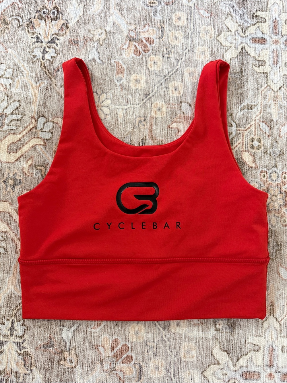 Cyclebar DYI Red Women's Sports Bra Medium